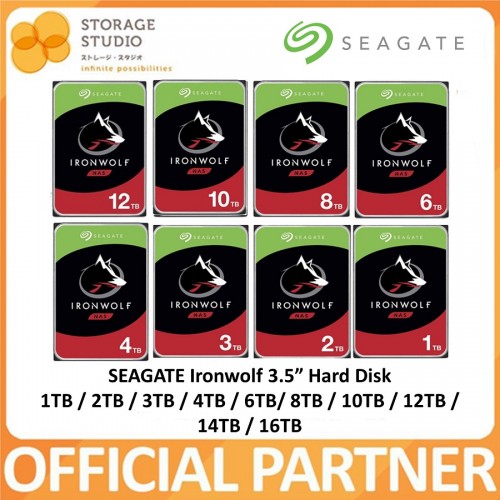 SEAGATE IronWolf 3.5" Internal HDD